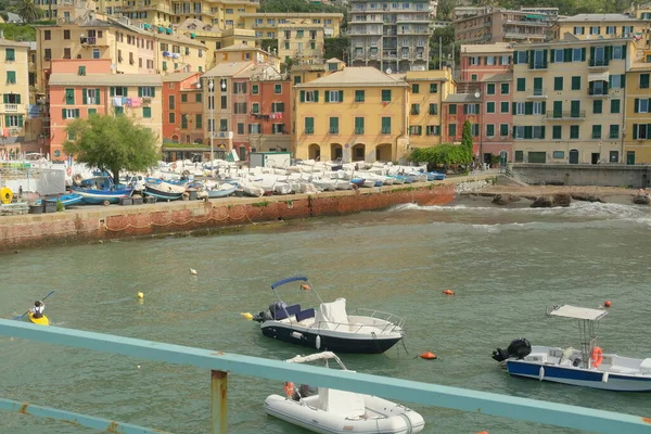 Gênes Ligurie Italie Juin 2017 Petit Port Nervi — Photo