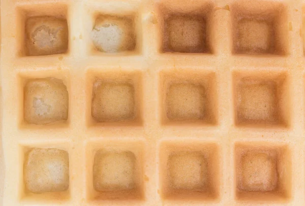 Deliciosos Gofres Caseros Aislados Sobre Fondo Blanco — Foto de Stock