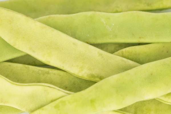 若い新鮮な黄色 緑の豆 — ストック写真