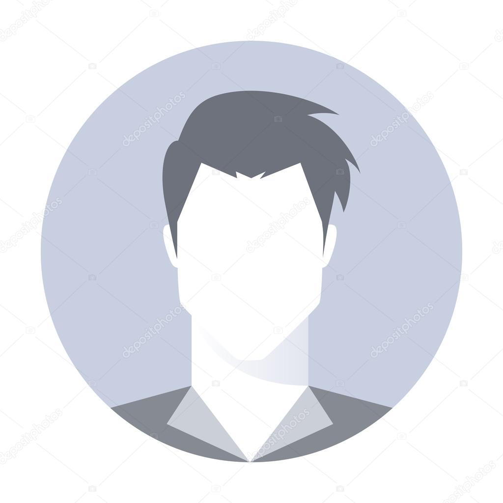 Erkek avatar profil resmi - vektör | Vektörel çizim ©angle | Vektörel