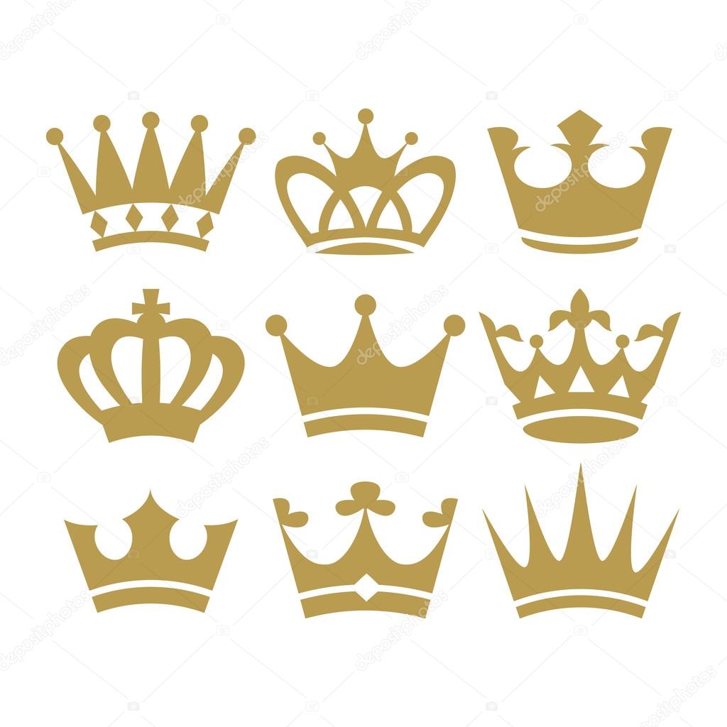Crown icons Stock Vector Image by ©angle 55758577