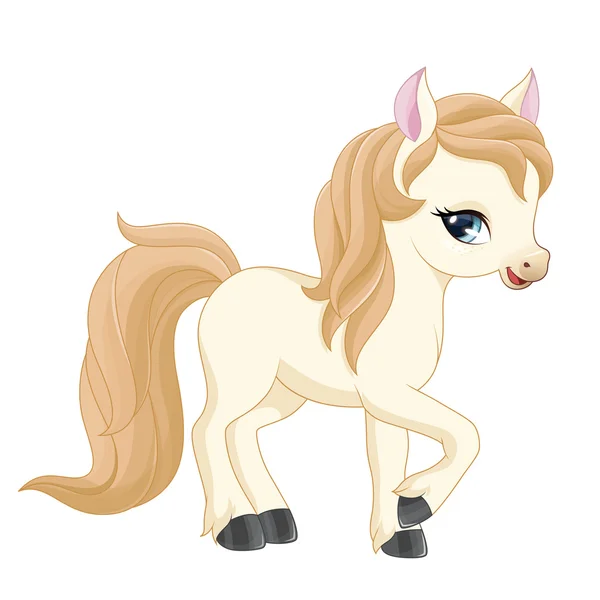 Little pony illustration. — Stock Vector