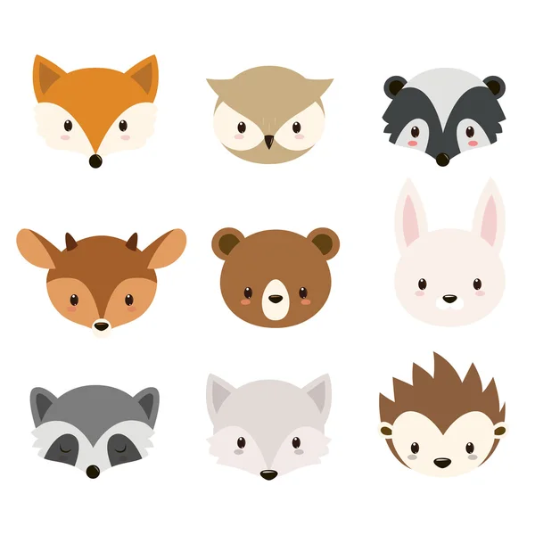 8 284 Woodland Animals Vector Images Woodland Animals Illustrations Depositphotos