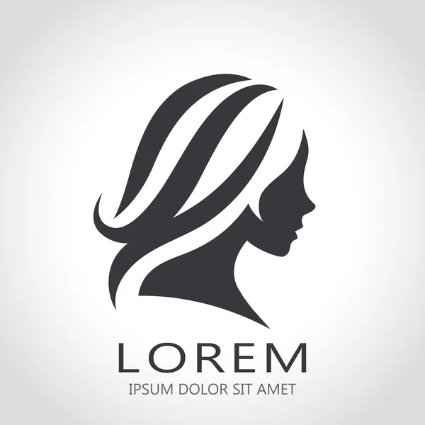 Διάνυσμα πρότυπο αφηρημένη λογότυπο για γυναίκα σαλόνια και καταστήματα. — Διανυσματικό Αρχείο