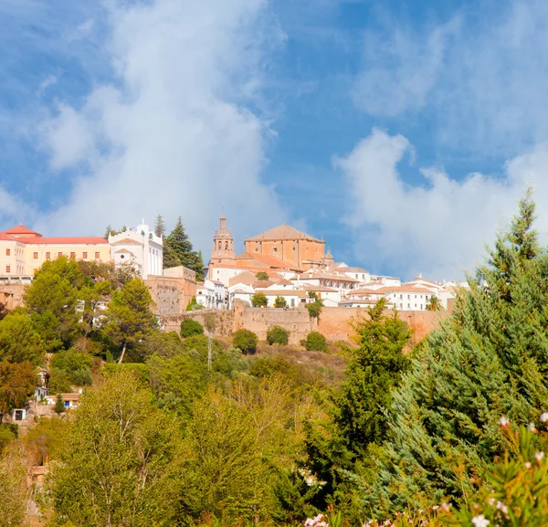 General view on Ronda from below — Stock Photo, Image