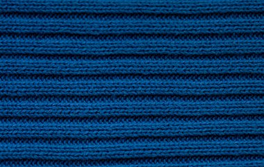 Closeup mavi yün kumaş