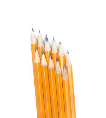 Grafit kalem iki katmanlar halinde düzenlenmiş