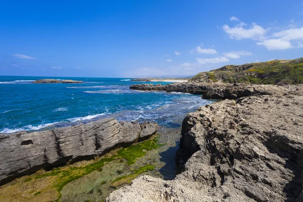 Vista incrível na costa rochosa de Dor — Fotografia de Stock