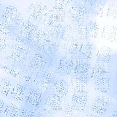 Arka plan - takvim kavramı