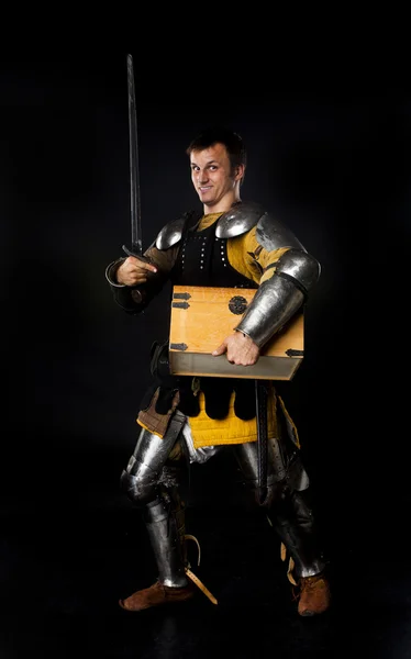 Cavaleiro com um tesouro — Fotografia de Stock