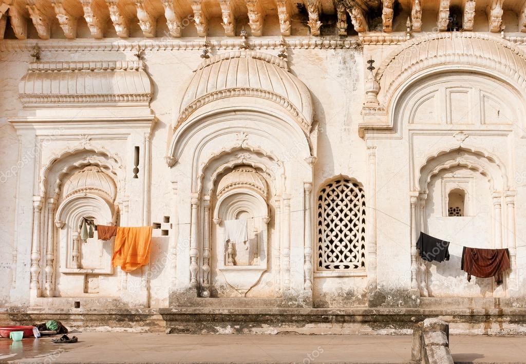 Indian Architecture Example Old Walls Of Indian Family House With