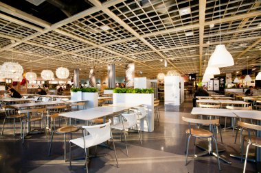 Az étkező, a nemzetközi Ikea belső tárolására
