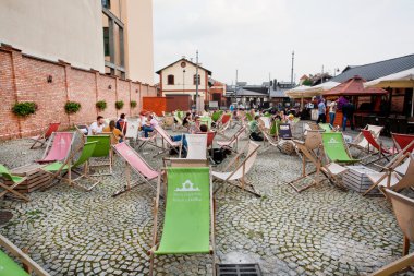 Yaz şezlong ve açık Cafe ucuz mobilya