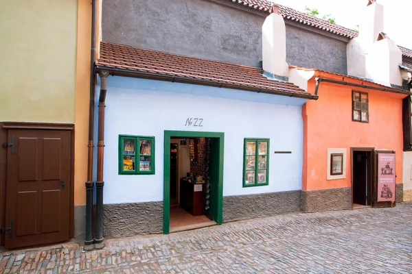 Kleine gebouwen in Praag — Stockfoto