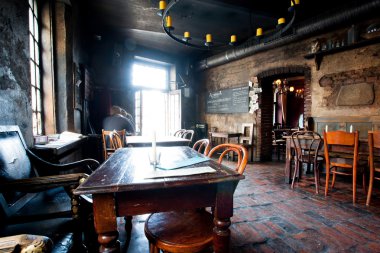 İç tasarım eski Lehçe bira bar