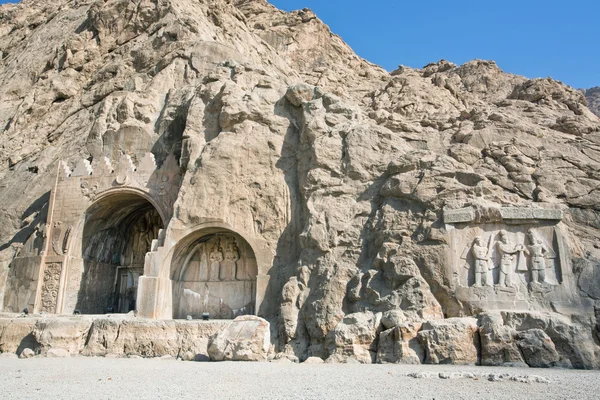 Történelmi féldombormű, az ősi Perzsiában Arches — Stock Fotó