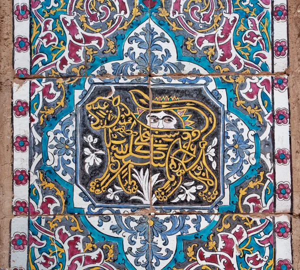 Старая мозаика в Иране — стоковое фото