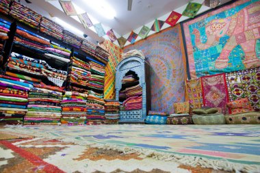 Birçok renkli Tekstil mal popüler Asya Store