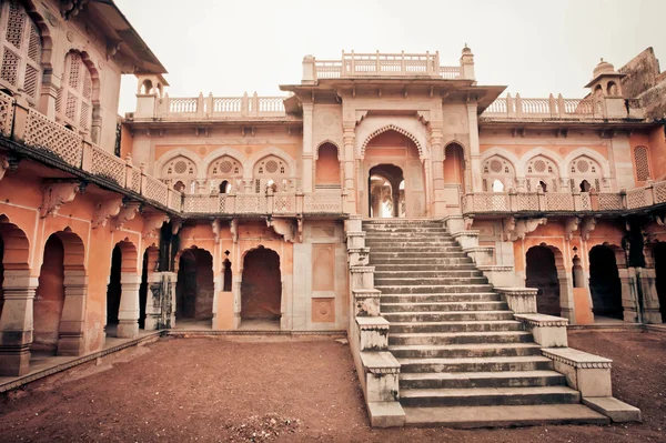 Perfect blending of Islamic architecture and Hindu temple architecture