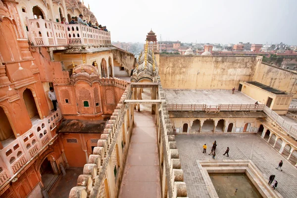 Example of indian architecture - Palace of Winds — Zdjęcie stockowe