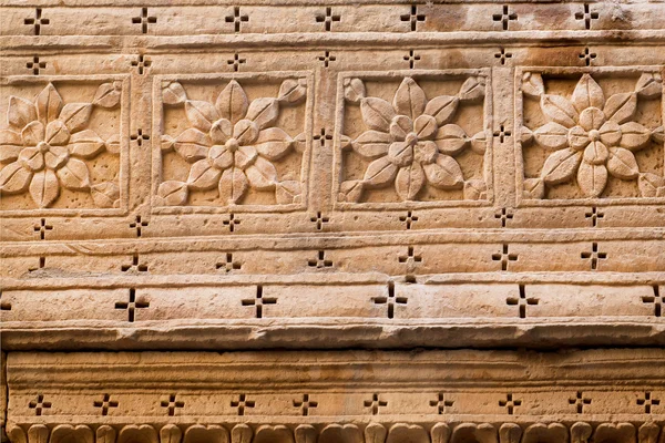 Carved ornaments in the shape of flowers — Stockfoto