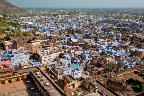 Edifici di città storica con pareti colorate, India . — Foto Stock
