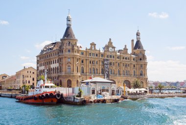 Haydarpaşa tren terminaline, sembolün Istanbul 'un tarihi binalar
