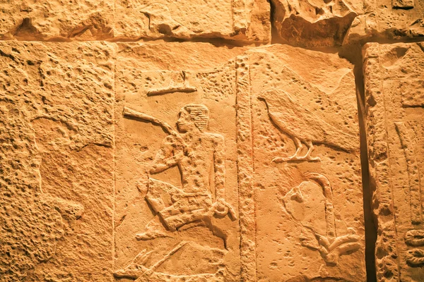 Artificial wall from Egypt in Egyptian Museum — Stock Fotó