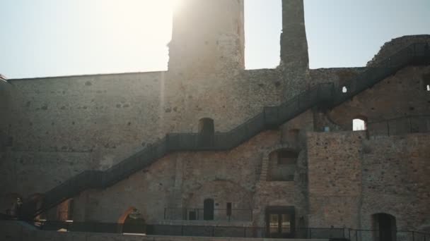 Castillo Episcopal Haapsalu Ciudad Haapsalu Estonia — Vídeos de Stock