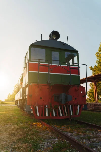 Locomotiva Diesel Soviética Museu Livre — Fotografia de Stock