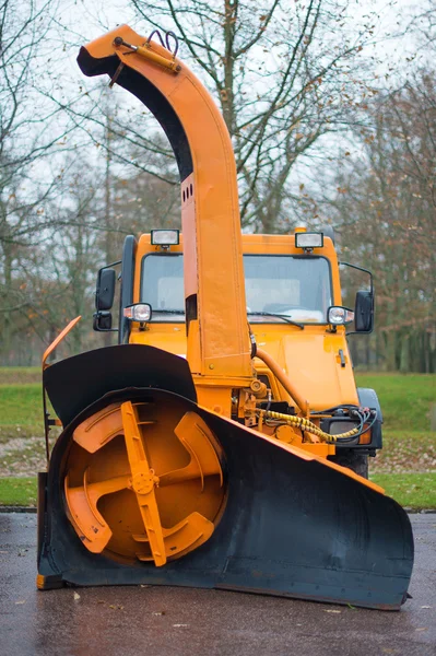 Road services are ready for winter. Winter service vehicle. — Stock Photo, Image