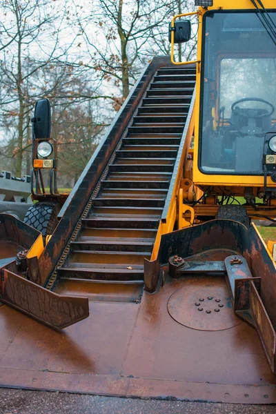 Vägservice är redo för vintern. Vinter servicebil. — Stockfoto