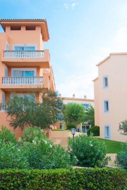 Modern villalar görünümü tatil '.