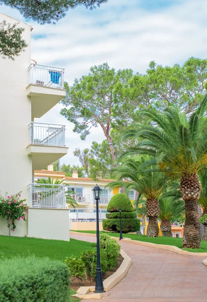 View of modern villa on resorts. — Stock Photo, Image