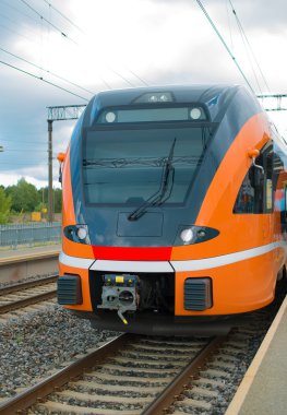 Modern Ulusal Estonya tren.