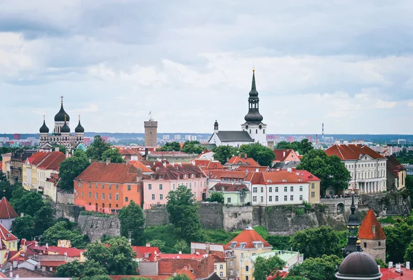 Vista panorámica del antiguo Tallin, Estonia . —  Fotos de Stock