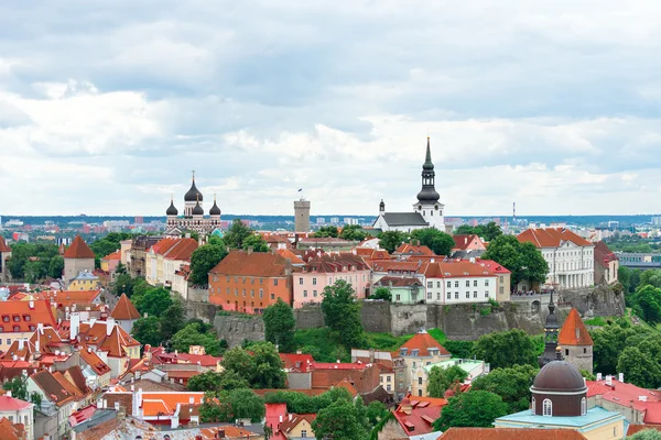 Vista panorámica del antiguo Tallin, Estonia . —  Fotos de Stock