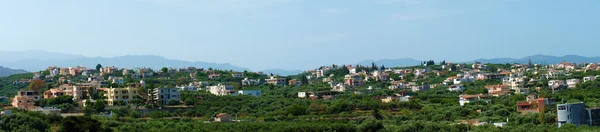 Vista panoramica della città e delle montagne . — Foto Stock
