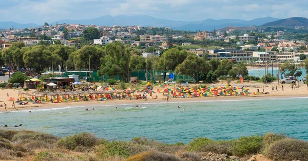 View of the beach with people. — Stock Photo, Image