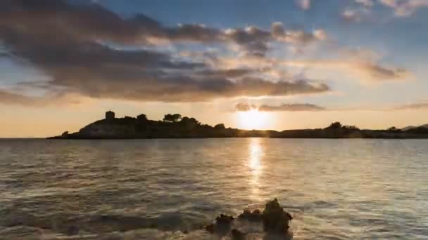 Time Lapse Watchtowers Μαγιόρκα Βαλεαρίδες Νήσοι Ισπανία — Αρχείο Βίντεο