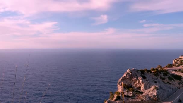 Video Del Faro Formentor Mallorca Islas Baleáricas Mediterráneas Europa España — Vídeo de stock