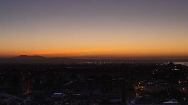 Ciudad Sunrise Timelapse Palma Mallorca Islas Baleares España Mediterráneo Europa — Vídeos de Stock