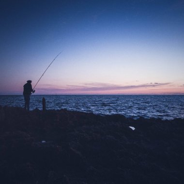 Tarlada eski bir duvar var.