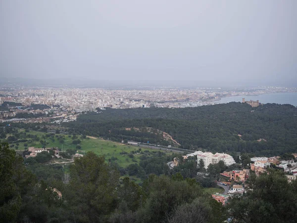 Panoramic Sunset Views Palma Mallorca Balearic Islands Mediterranean Europe — Stock Photo, Image