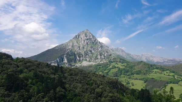 Tarlada eski bir duvar var.