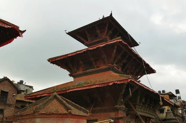 Nation Nepal Après Tremblement Terre Qui Détruit Beaucoup Ses Temples — Photo