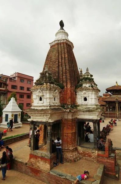 Nação Nepal Após Terremoto Que Destruiu Muitos Seus Templos Casas — Fotografia de Stock