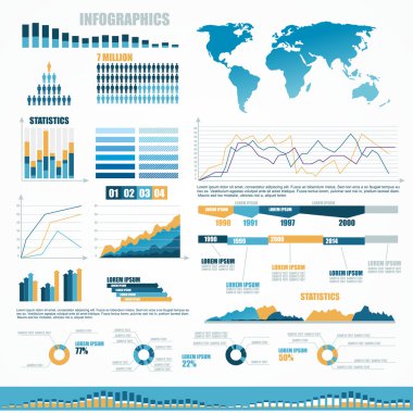 insan Infographic illüstrasyon