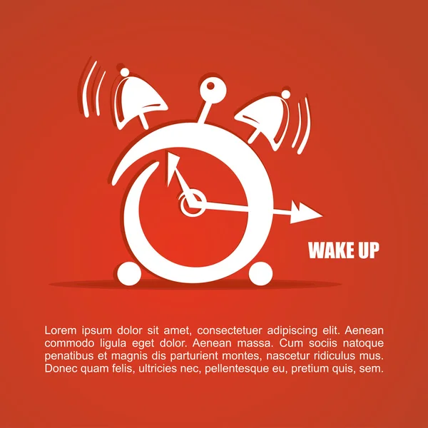 Alarm clock icon — Stock Vector