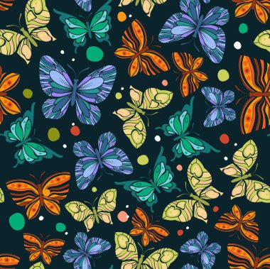 Kelebek kusursuz desen